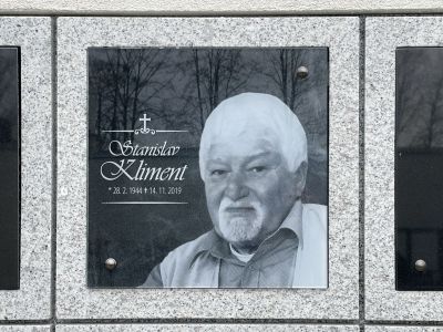 Placa de vidrio para columbario